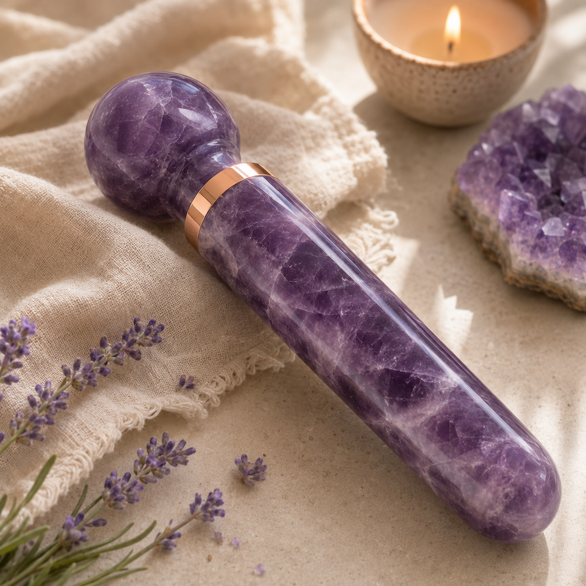 Amethyst Massage Wand