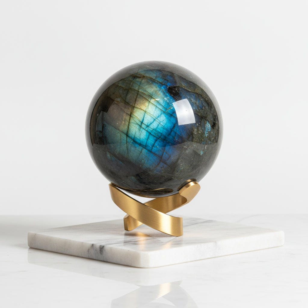 Crystal Spheres Home Décor